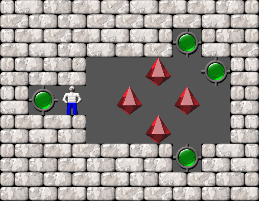 Сокобан More Bugs collections уровень 655